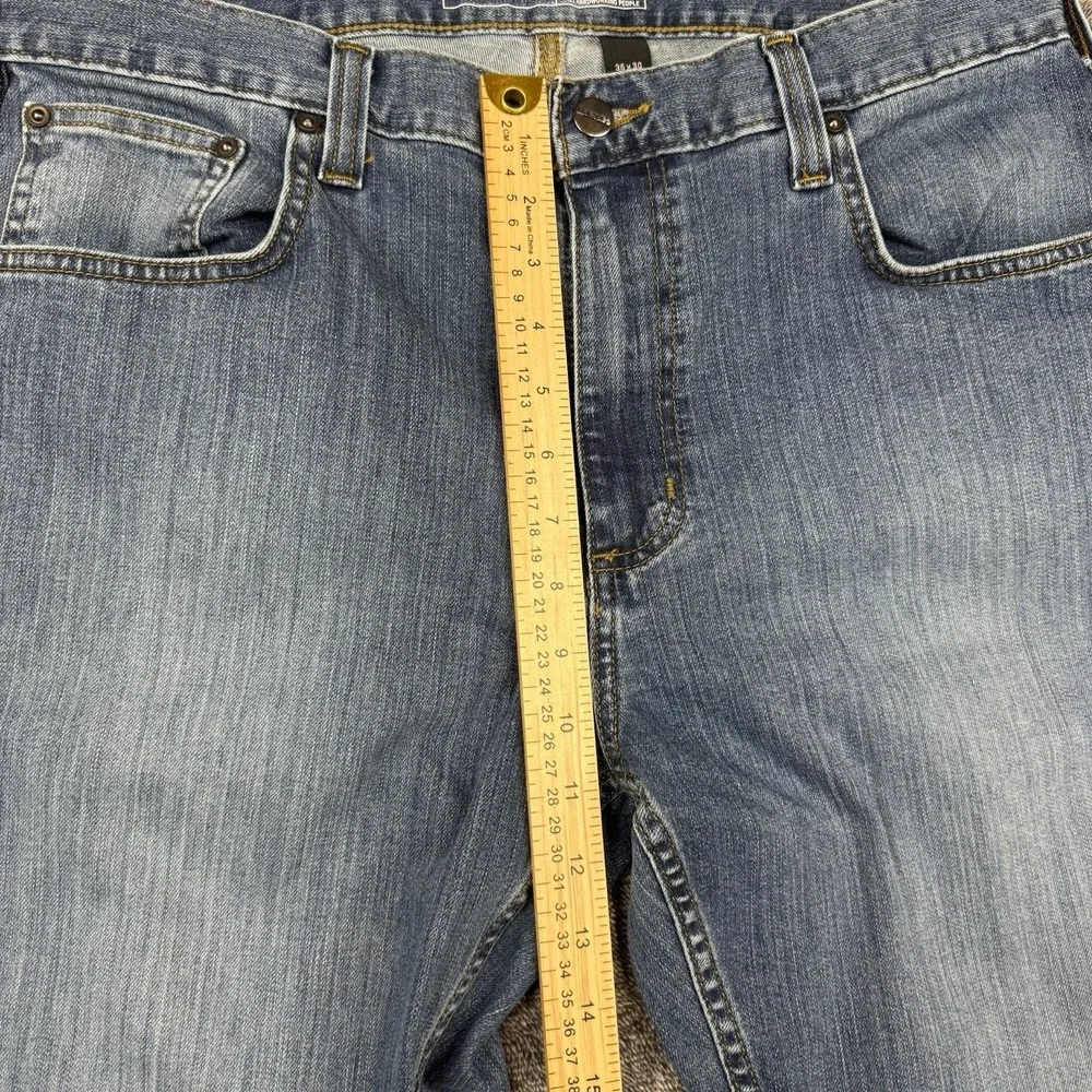Carhartt BD2808M Mens Relaxed Fit Blue Denim Work Pants 36 x 30